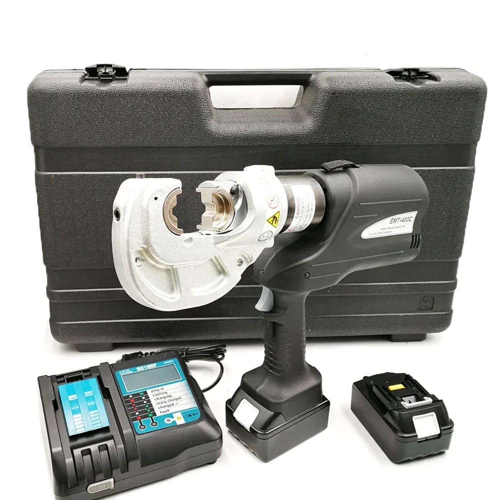 Batterij krimpgereedschap EMT-400C hydraulische kabel draad crimper handmatige kabel draad connector krimpgereedschap