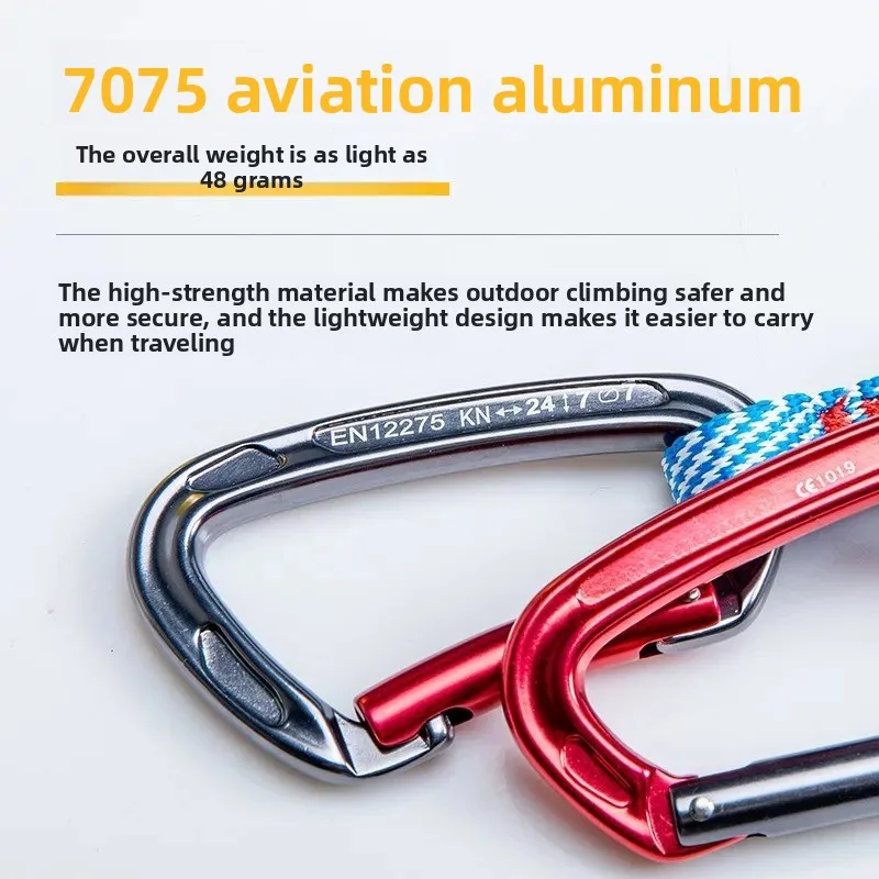 Outdoor Mountaineering Rock Climbing Ice Climbing Protection Quick Hanging Flat Belt Quick Hanging Main Safety