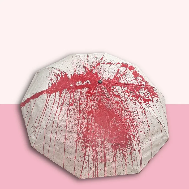 

Discolouration in The Presence of Water Automatic Umbrella Sunny and Rain Dual Use Durable Folding Umbrella Creative Gift