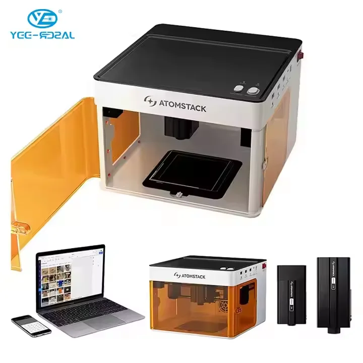 

Small Laser Marking Machine, Metal Nameplate logo Easy Marking, Home / Wood Engraving Exclusive Artifact