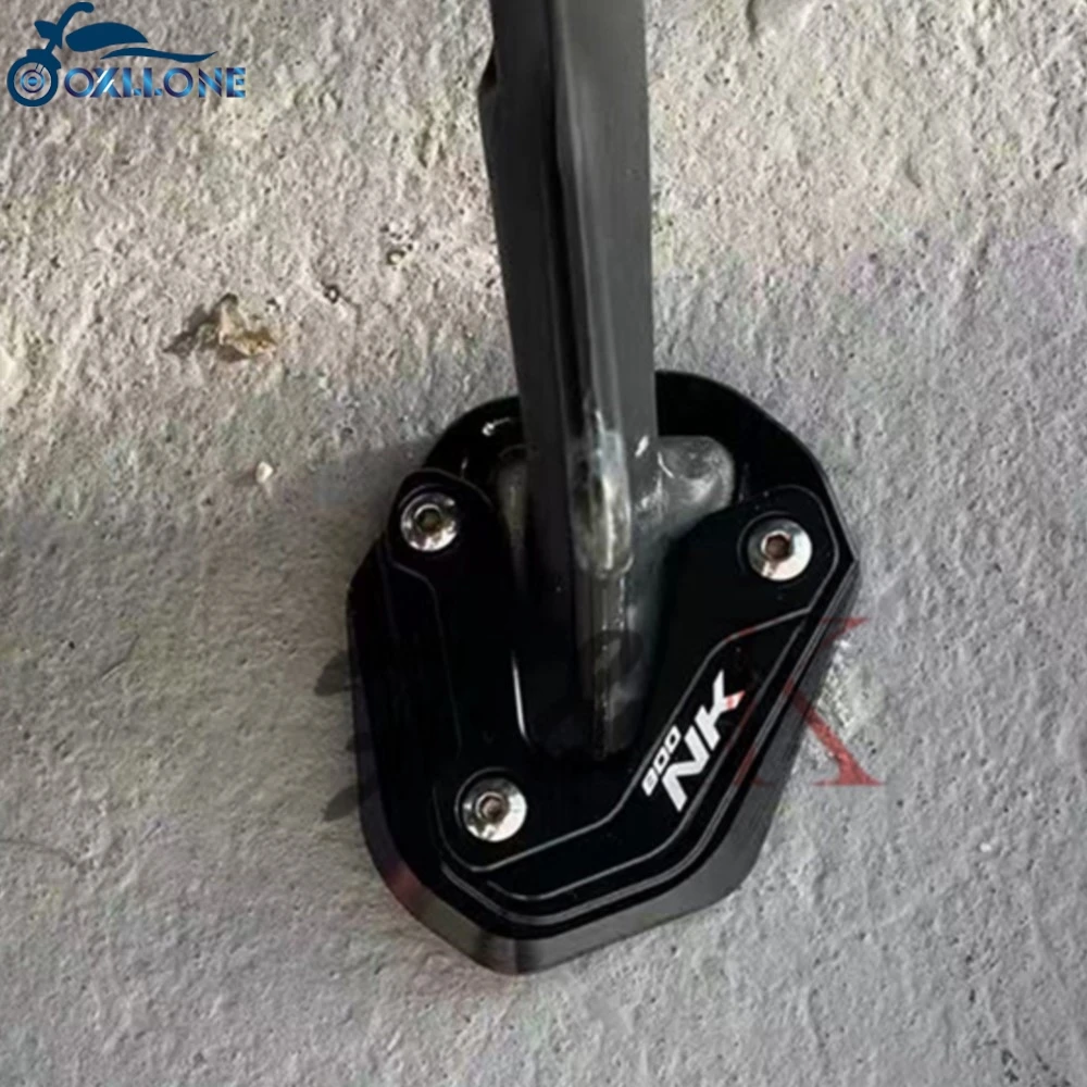 For CFMOTO CF 800NK NK800 800 NK 2021 2022 2023 2024 2025 Motorcycle CNC Kickstand Foot Side Stand Extension Pad Support Plate
