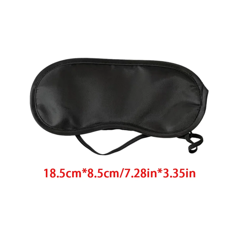 5/10pcs Soft Sleep Eye Mask Light Blocking Travel Blindfold Adjustable Strap Comfort Eye Cover for Airplane Nap Night XJM view 2