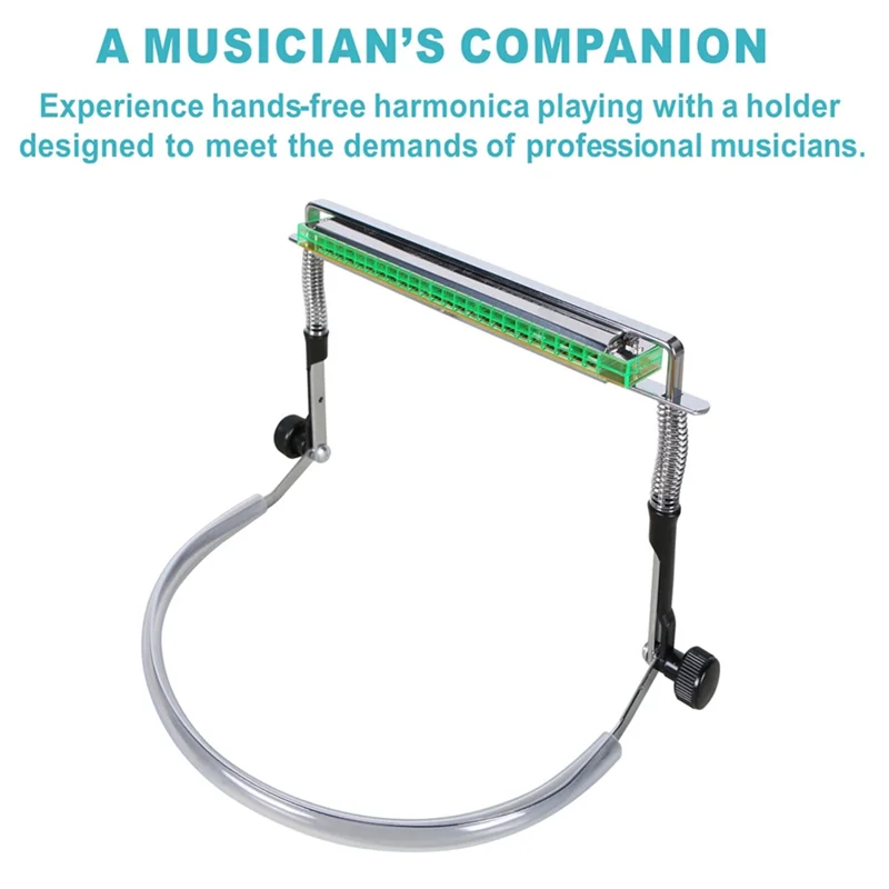 

Держатель для губной гармошки, регулируемый, 10 отверстий, 24 отверстия, блюз, подставка для губной гармошки, подставка для арфы