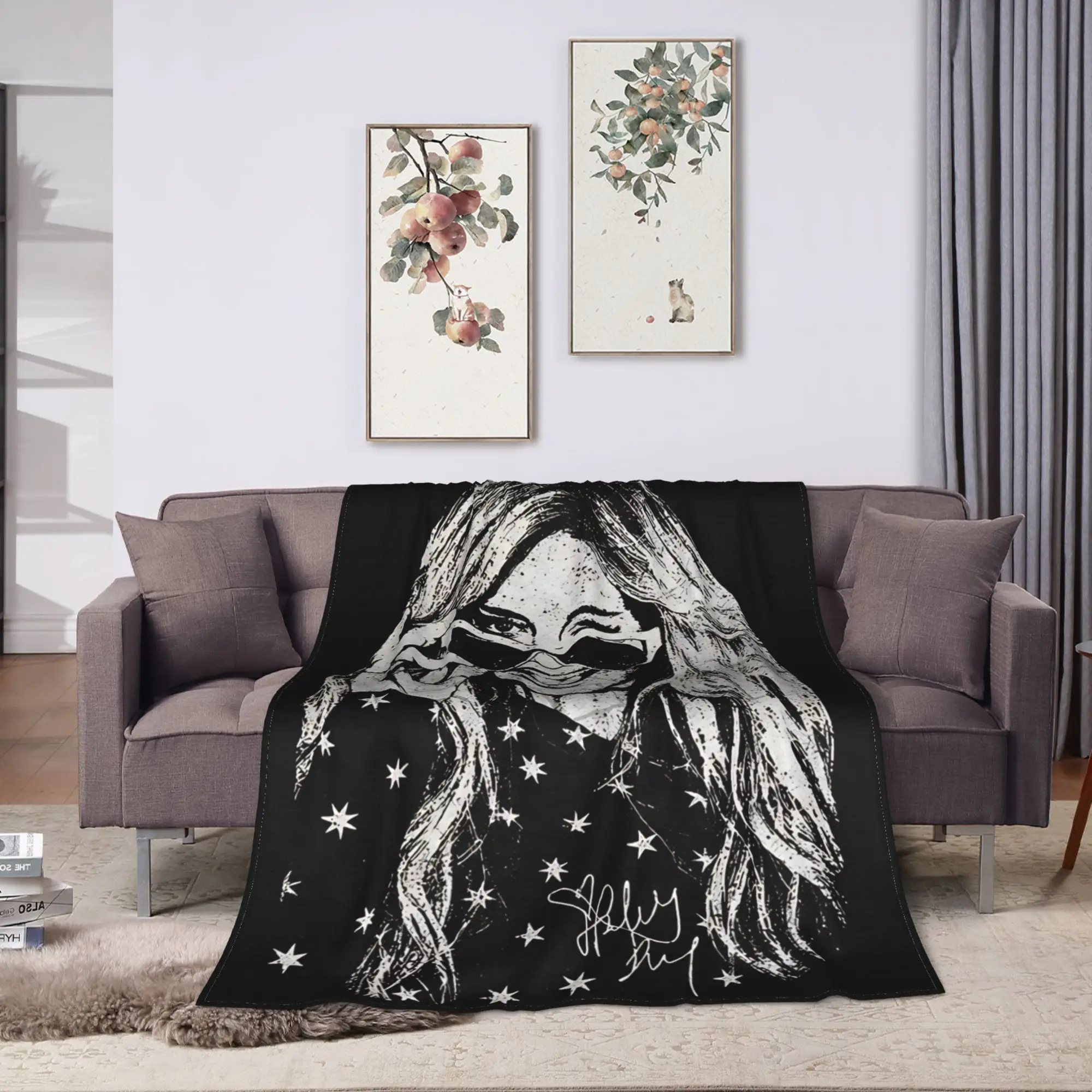 Hilary Duff Lizzie McGuire Blanket  Warm Print Plush Throw Blanket For Couch Bed Travel Office Flannel Bedspread Bed Cover