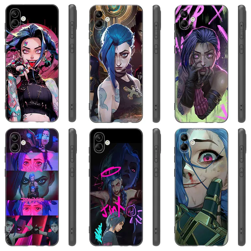 League of Legends LOL Black Phone Case For Samsung Galaxy A01 A03 Core A04 E A02 A05 A10 A20 A21 A30 A50 S A6 A8 Plus A7 2018