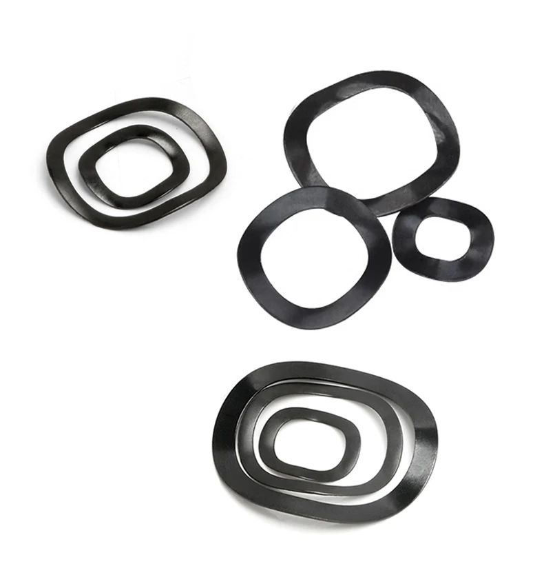 M3 M4 M5 M6 M8 M10 M12 M14 M16 M17 M19-M118 90-10pcs 65# Mangnese Steel Wave Washer 3/5/6 Wave Crest Type Gasket Spring Washer
