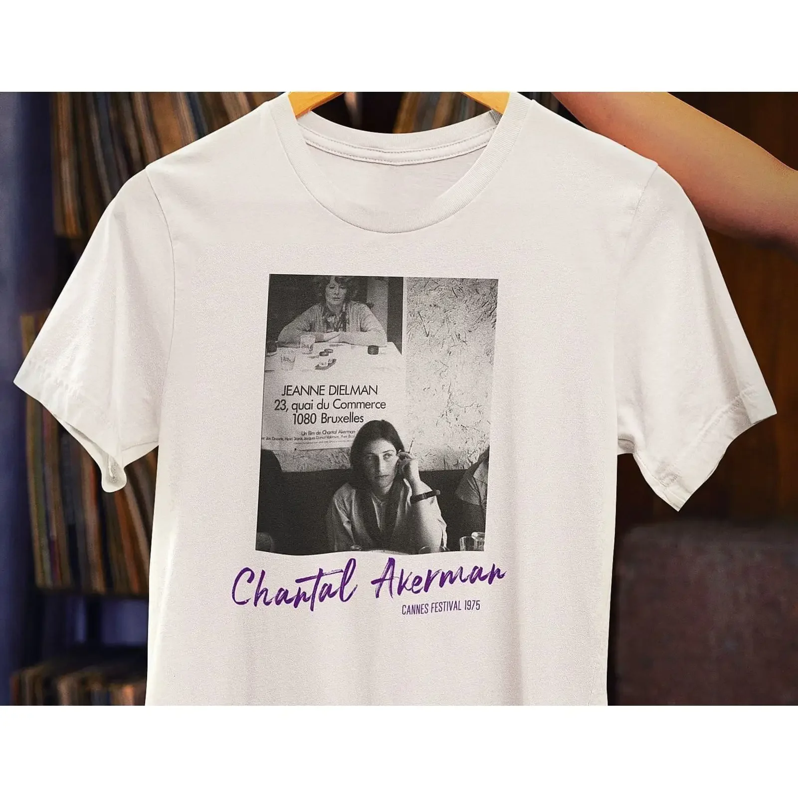 Chantal Akerman t shirt Iconic tee Woman filmmaker Casual Wear Unique Cinema Lover  vintage Washed streetwear Soft fashion