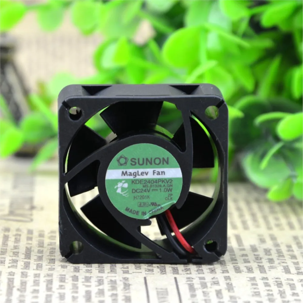 for Sunon 40mm 24V 0.8W KDE2404PKV2 3-Wire Cooling Fan, Low Noise 4020 Cooler - Image 3