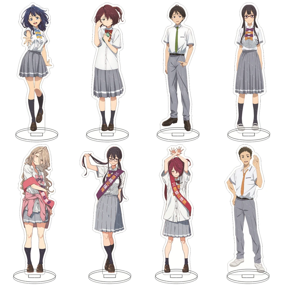 Anime Toooooo Many Losing Heroines! Acrylic Stand Model Anna Yanami Lemon Yakishio Figures Cosplay Desk Decor Props Fans Gifts