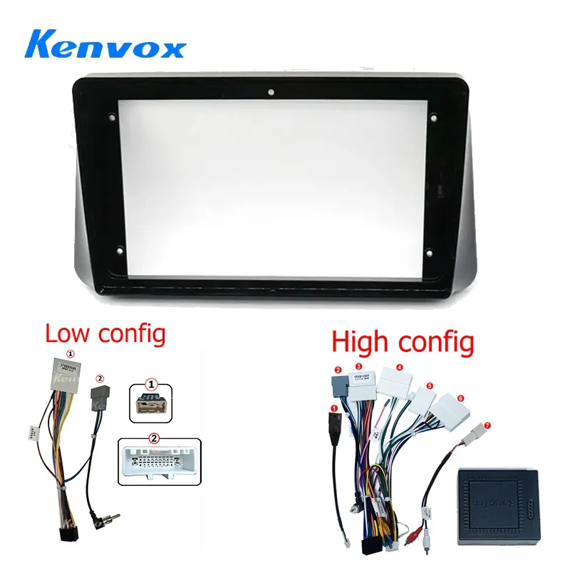 Android Car Radio Installation Fascia Frame Canbus For Nissan Kicks Micra Versa Almera 14-21 GPS Multimedia Panel Dash Mount Kit