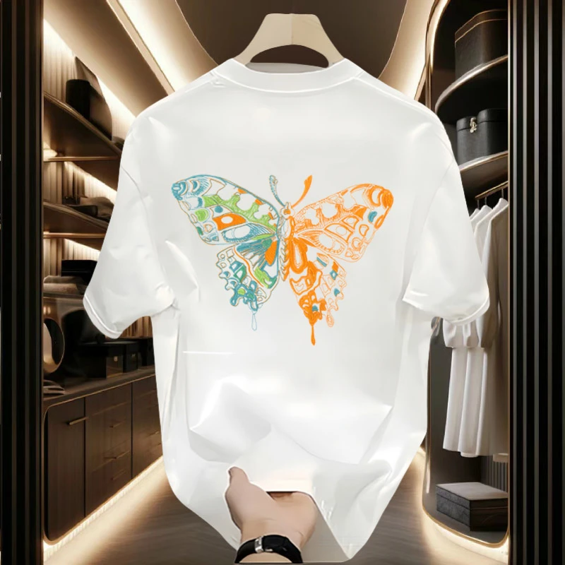 

Design Pure Cotton ort Sve T-irt ex Summer Casual Wear Comfortable Breathable round Ne Top for Youth