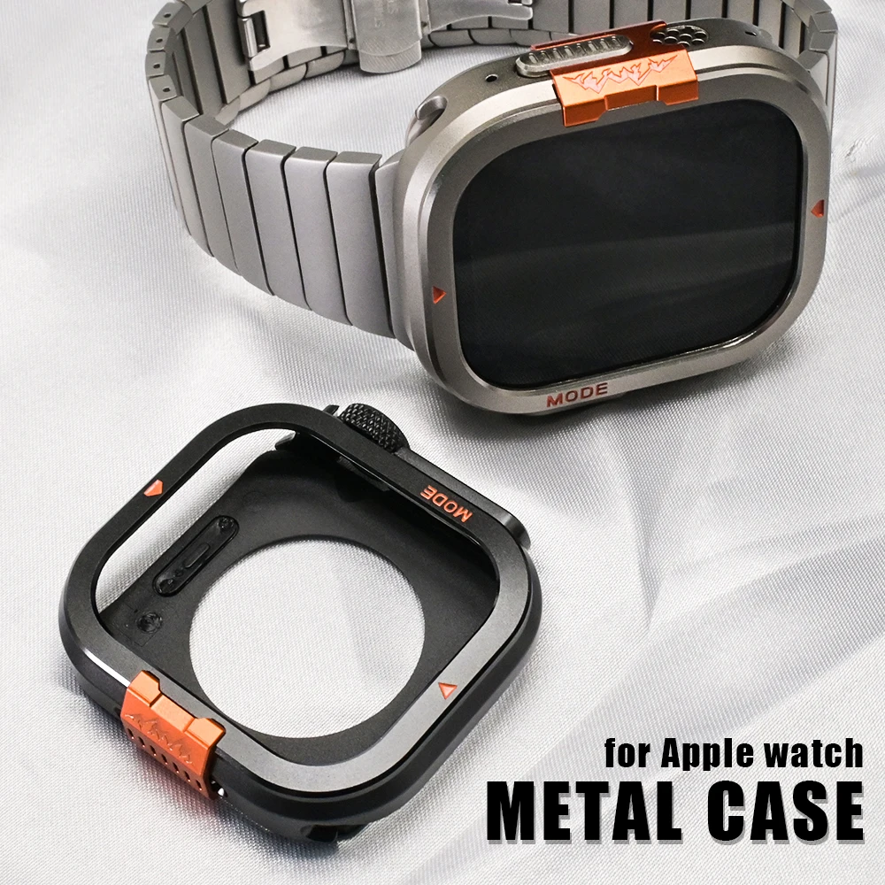 

Чехол из алюминиевого сплава для Apple Watch Ultra 3 серии 11 10 9 8 7 6 5 4 se, защитная оболочка, аксессуары для iWatch 49 мм 46 мм 45 44 мм