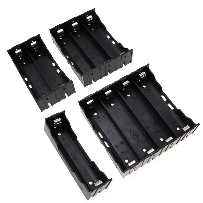 DIY ABS 18650 Power Bank Cases 1X 2X 3X 4X 18650 Battery Holder Storage Box Case 1 2 3 4 Slot Batteries Container With Hard Pin