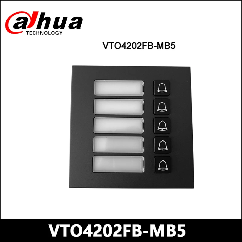 Dahua 2Mp Modular 2-wire Apartment Door Station Black version VTO4202FB-X Series