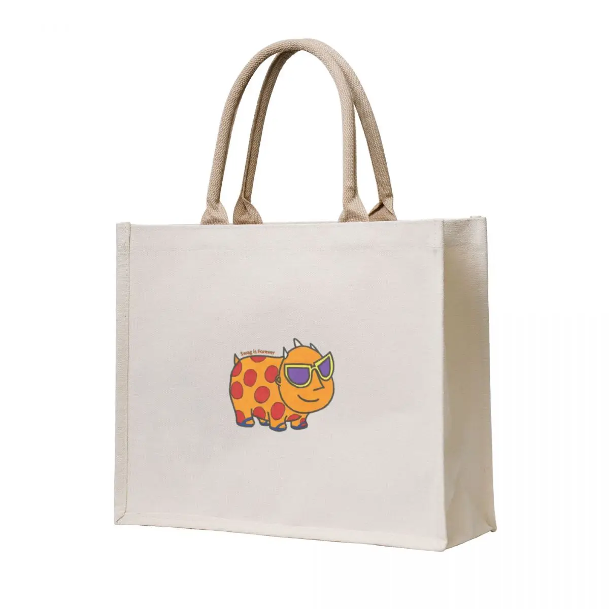 

Swaggie and the Ferocious Beast Tote Bag Canvas stote bag bags woman 2025 tote bags men personalized tote bag