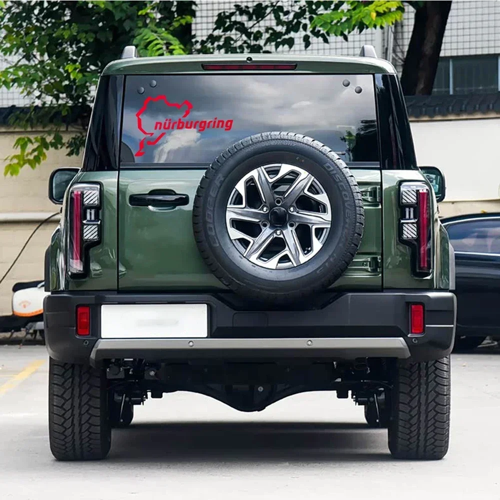 1PCS New Nurburgring Racing Road Interesting Truck Windows, Bumpers, European Vinyl Decals, Auto Styling Stickers Accessories