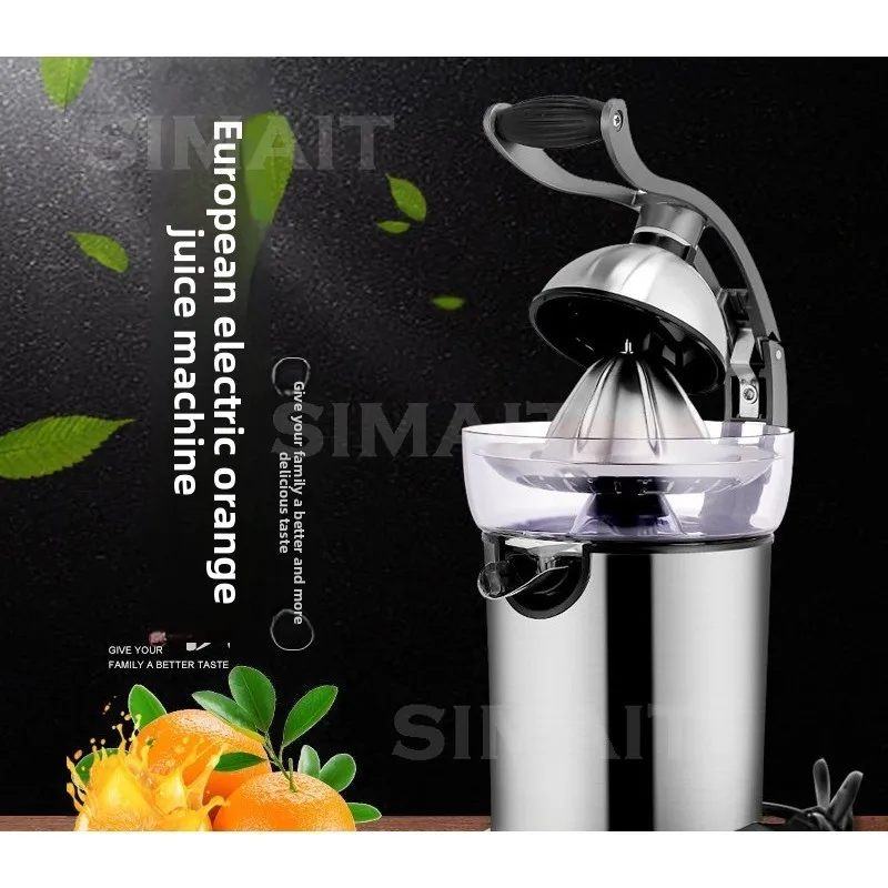 304 Stainless Steel Electric Orange Juicer, Separates Pulp from Juice for Orange, Lemon & Grapefruit