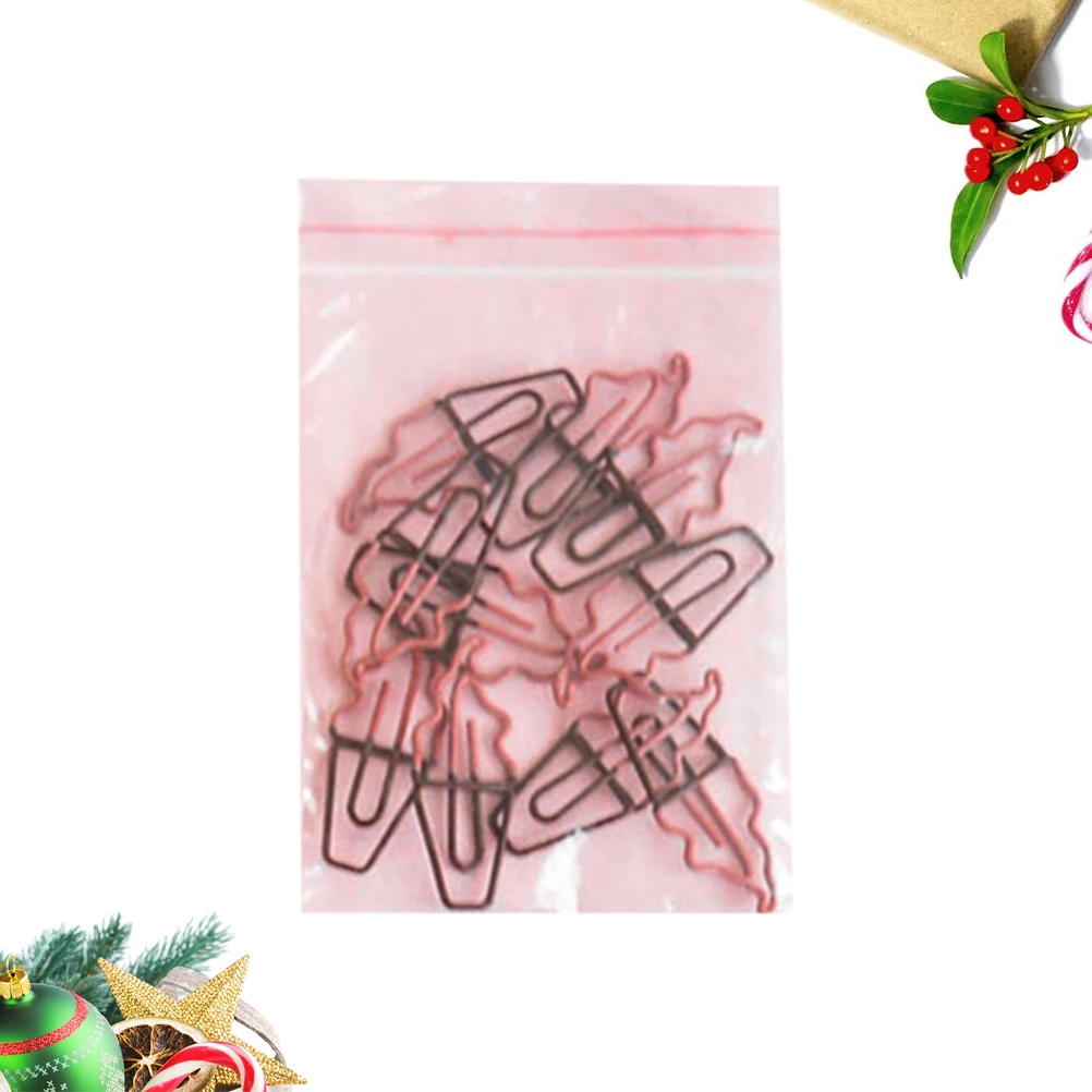 

10PCS Ice Cream Shaped Paper Clips Cute Cartoon Metal Binder Clips for Office School Supplies Bookmark Colored Clip for Notes