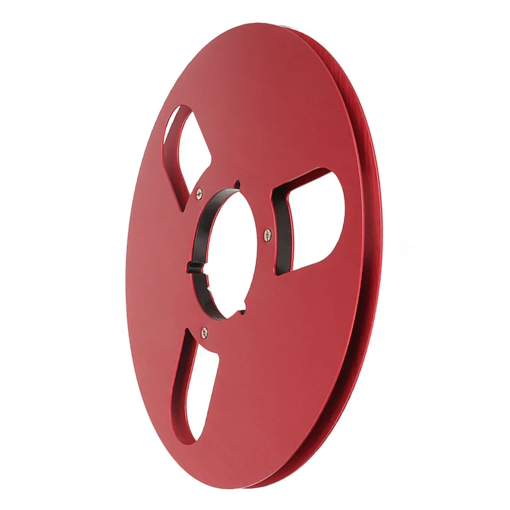 1/4 10.5 Inch Empty Reel 3 Hole Aluminum Alloy Reel to Reel Tape Recorder Reel Takeup Reel Reel to Reel Tape Recorder
