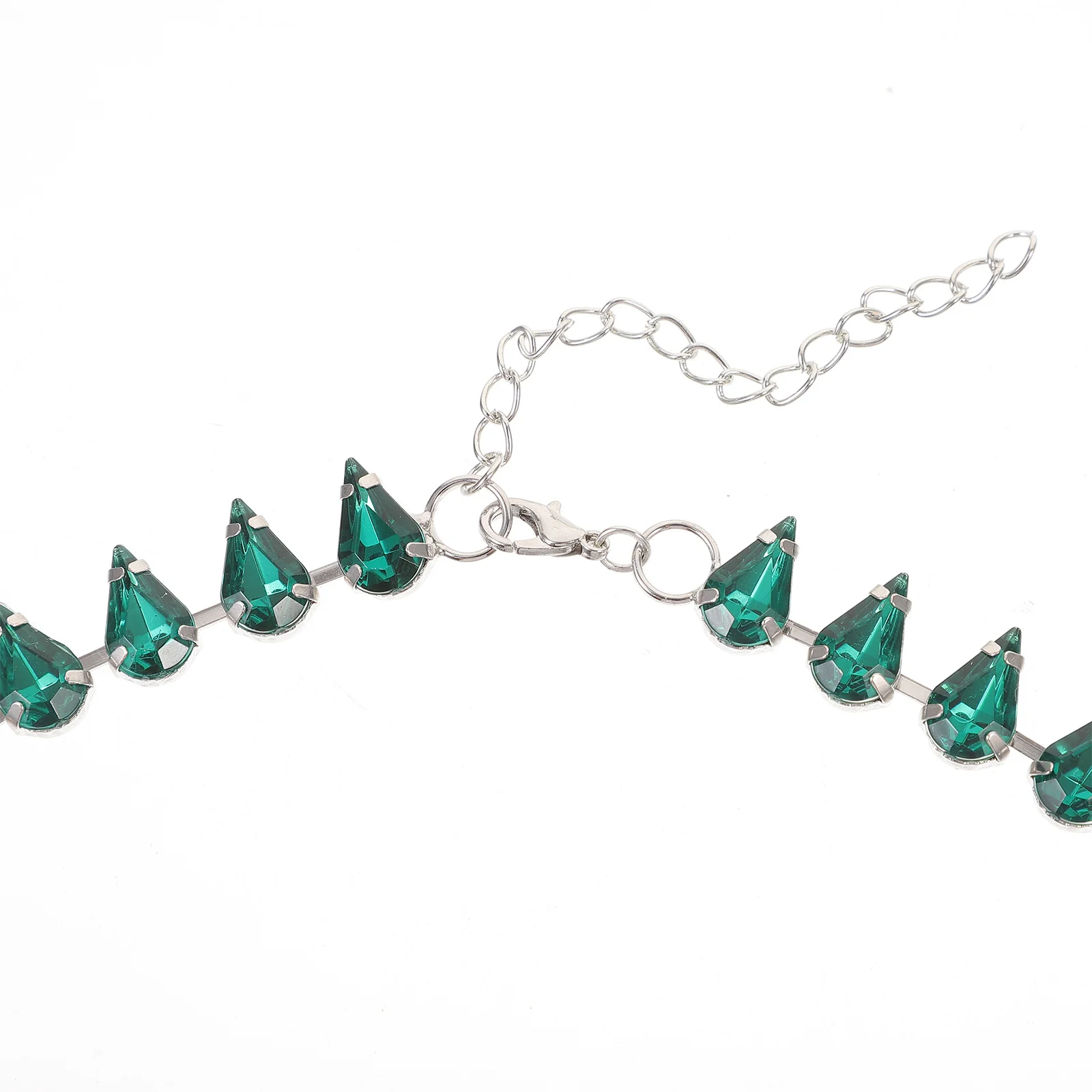 Rhinestone Clavicle Necklace Women Vintage Dainty Neck Chain Stylish Neck Jewelry for Daily Wear Wedding Party Gift