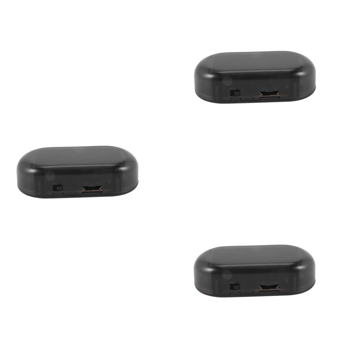 Мода 3X Автомобильная солнечная энергия Имитация манекена сигнализации Предупреждение Противоугонный светодиодный мигающий свет безопасности Поддельная лампа Красный