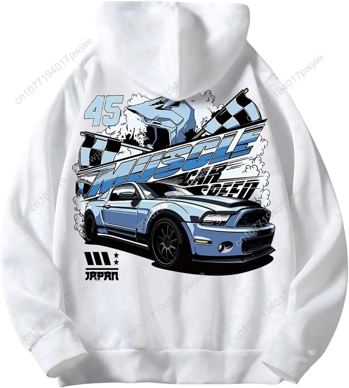 

Floerns Men's Long Sleeve Lightweight Hooded Drawstring Letter Print Casual Y2K Graphic Hoodies Sweatshirt Tops Pullover