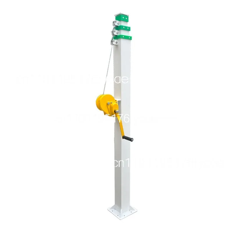 Retractable Galvanized Electric Winch Hydraulic Light Tower Telescopic Mast Machine 3-6 Section