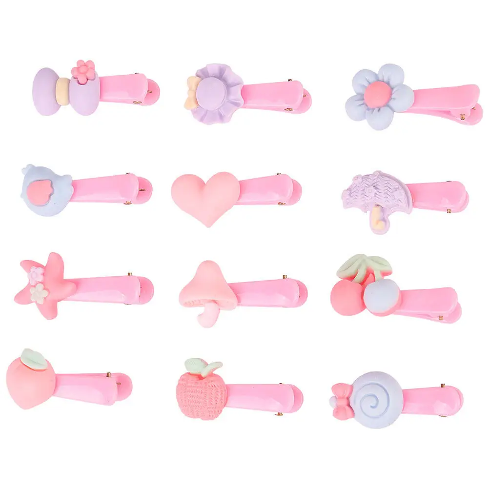 20Pcs Kids Hairpin Set Stylish Girls Hair Clip Accessories for Party Wedding Daily Wear Children Hair Decoration