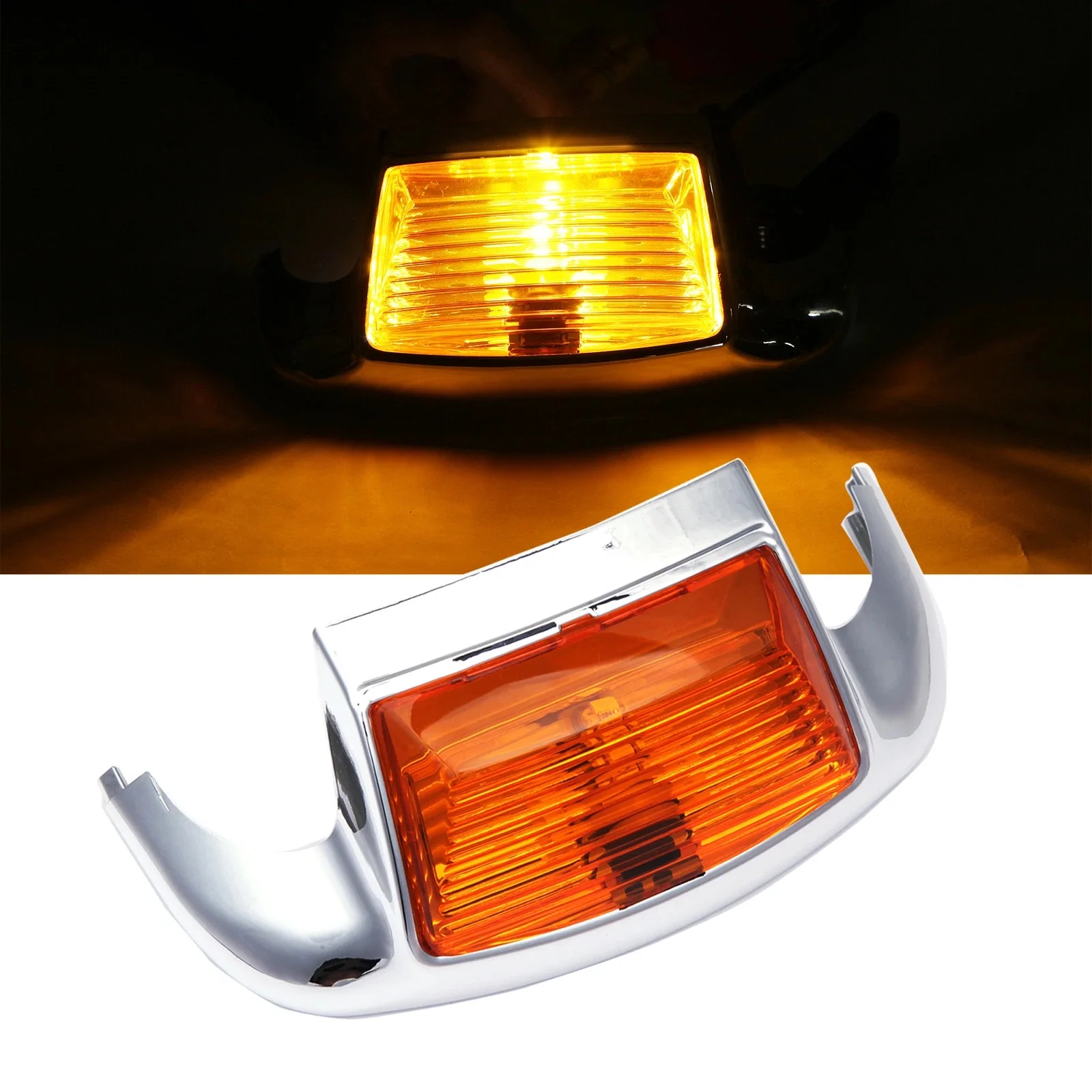 1 قطعة الجبهة/الخلفية الحاجز تلميح ضوء ل هارلي إلكترا الإنزلاق الطريق الملك 1980-2013 FLHT #6