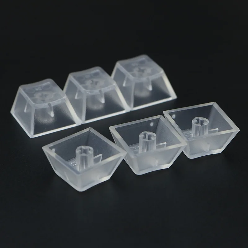 Transparent keycaps for mechanical keyboard Backlit key cap without lettering Original height R4 Ultra-high transparency keycap