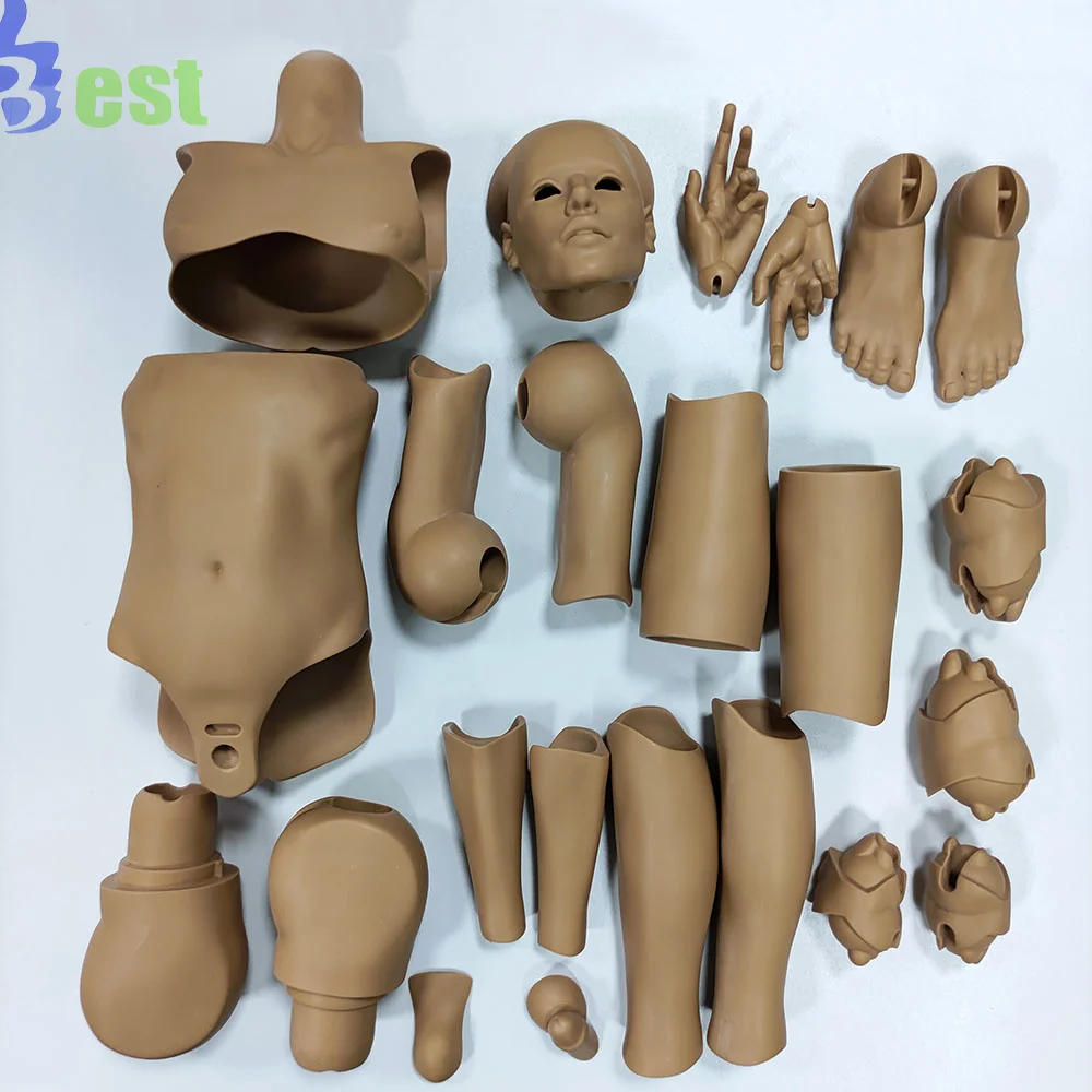 High Precision resin bjd doll body prototype custom vacuum casting parts Service for plastic BJD dolls