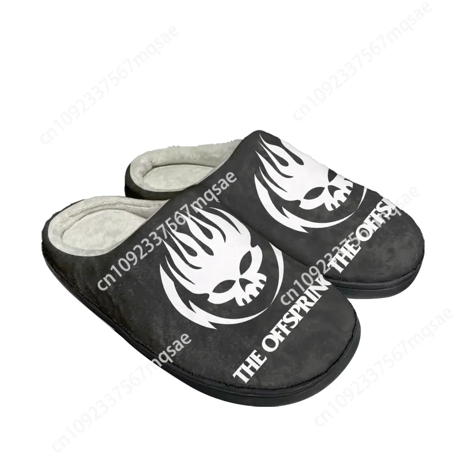 

The Offspring Rock Band Home Cotton Custom Slippers Mens Womens Sandals Plush Bedroom Casual Keep Warm Shoe Thermal Slipper