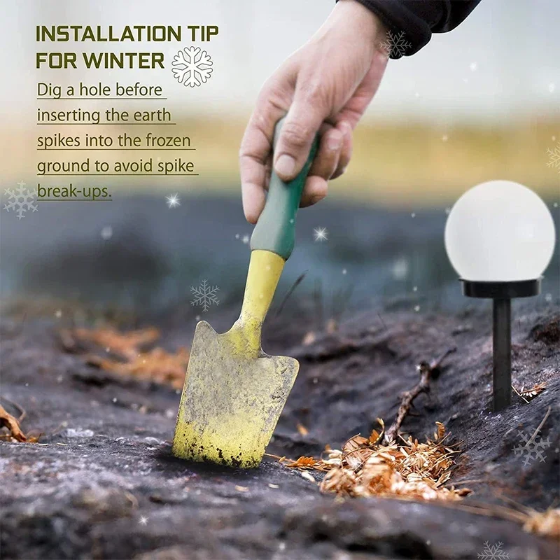 3-12Pack Solar Powered LED Bulb Lamp Energy Light Waterproof Outdoor Garden Decoration Ball Lights Lawn Yard Pathway Lamp image 3