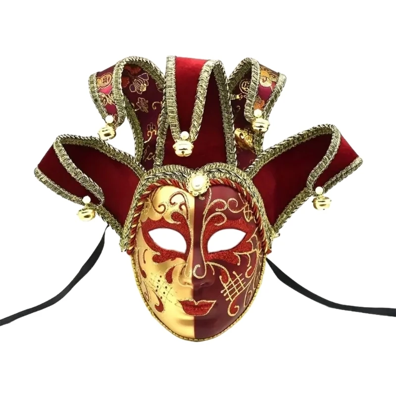

Carnivals Mask Masquerade Mask Halloween Mask Jester Mask Party Mask Mardi Gras Mask Venetians Mask for Wall Decoration