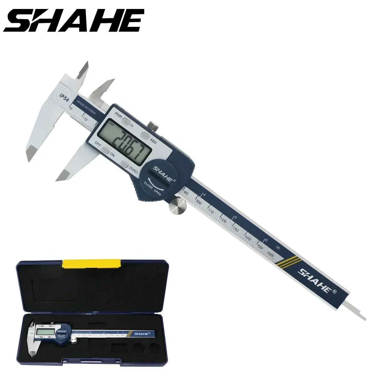 IP54 Waterproof Digital Caliper Messschieber With LCD Screen Digital Vernier Caliper Gauge In Steel Micrometro Measuring Tool