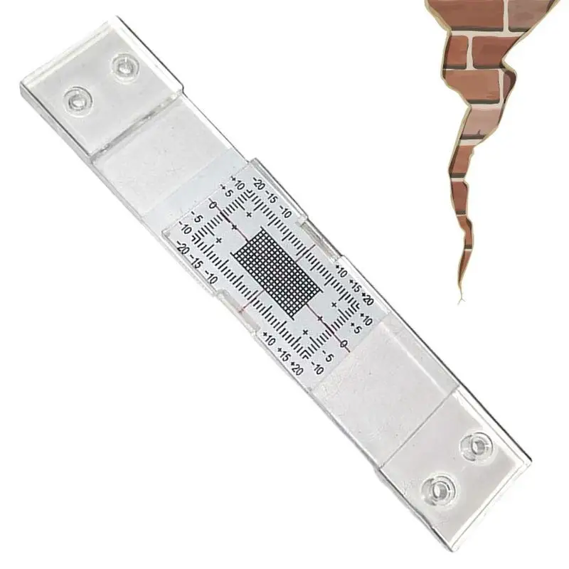 Crack Gauge Monitor Precise Crack Gauge Inspection Tool Tell-Tale Crack Measuring Tool For The Standard And Corner Cracks