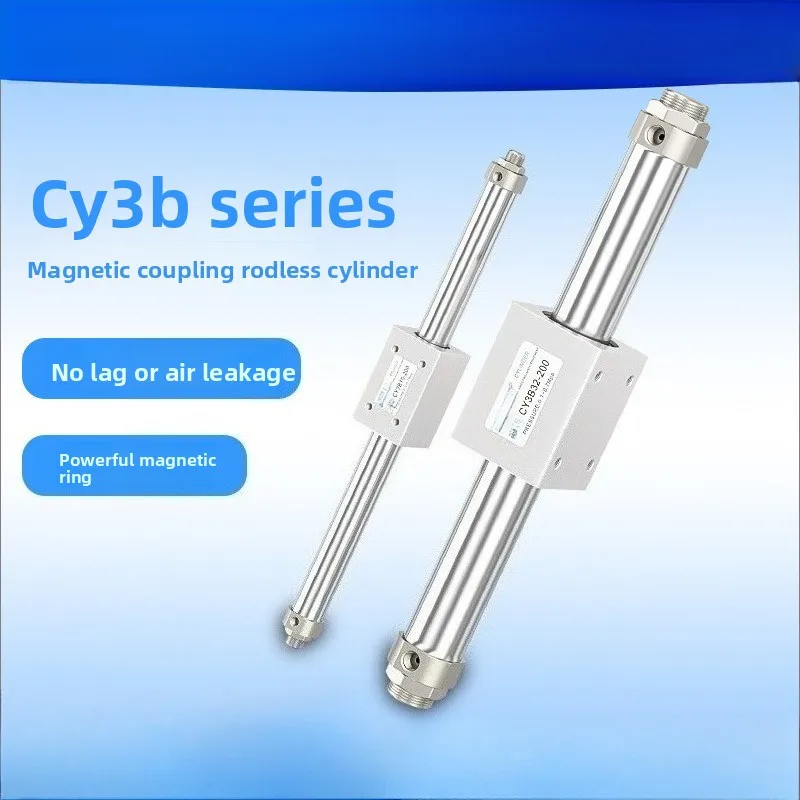 Rodless Cylinder CY3B Magnetically Coupled Rodless Cylinder CY3B10 15 20 25 32 40 50 63-50 100 150 200 250 300 350 400