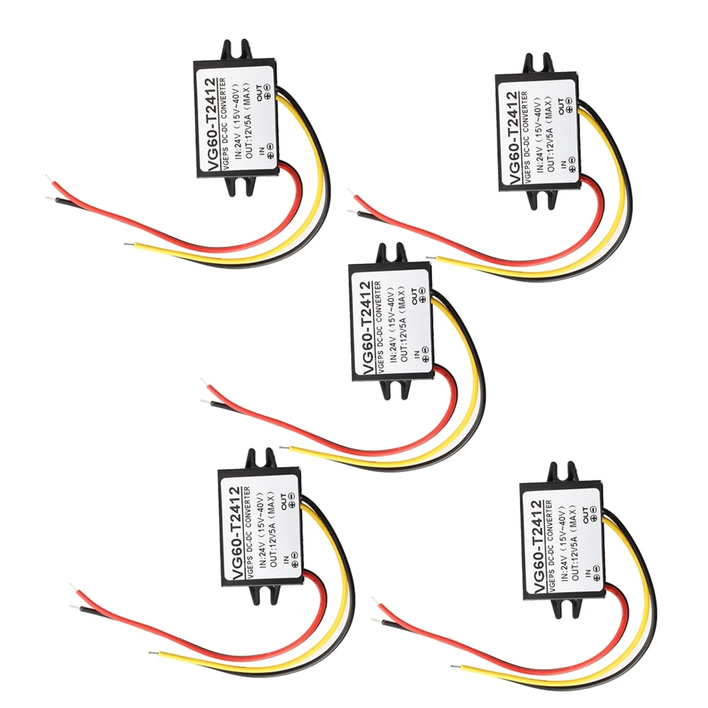Transformador de tensão do transformador do conversor de tensão A36T-5X 24V DC para 12V DC