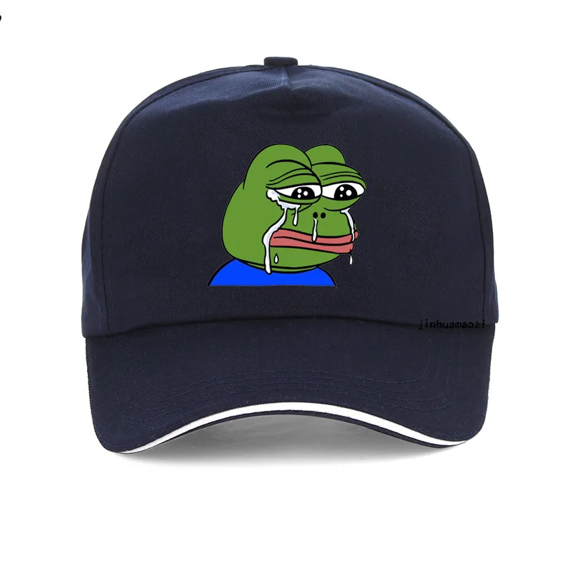 James Sad Frog print Adjustable Baseball Cap men women Pepe Life Sucks Hat Dad Cap Strap back Frog Meme gorras