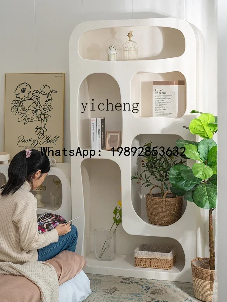 light luxury bookcase tree hole cabinet open figure cabinet high cabinet complete furniture