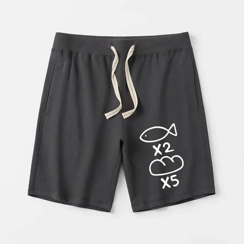 

Повседневные укороченные шорты из тонкого хлопка с прямым кроем и эластичным поясом для фанатов аниме Saint Seiya