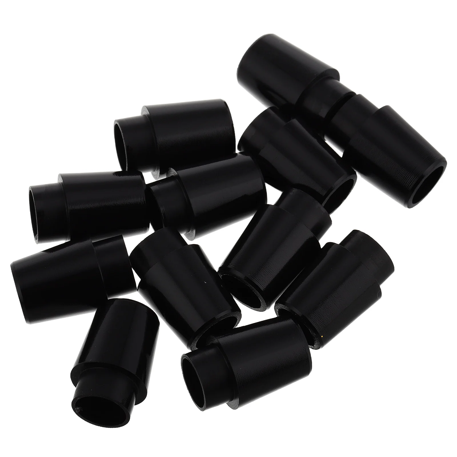 12 Pcs Golf Club Rubber Ferrule Sleeves Shaft Accessories Iron Rod Ferrules Golf Tournaments Practice Sessions Universal Fit