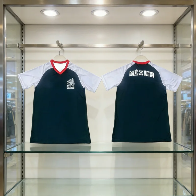 2026 heiß begehrtes mexikanisches Fan-T-Shirt für Outdoor-Sportarten – schnelltrocknend, atmungsaktiv, bequem, lässig, für Eltern und Kinder