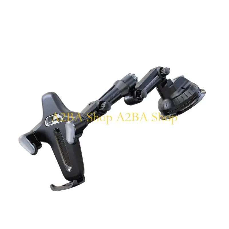 A2BA Universal Clip Car Phone Mount With 360 Rotation Cellphone Holder For 5-7.2inch Smartphones Mobile Decvice