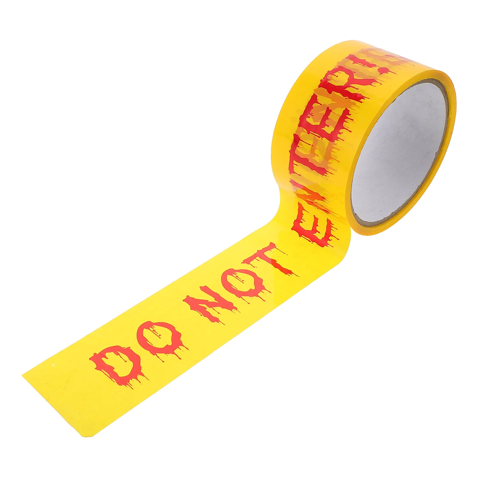 Reflective Warning Halloween Decorations Caution Yellow Pvc Construction