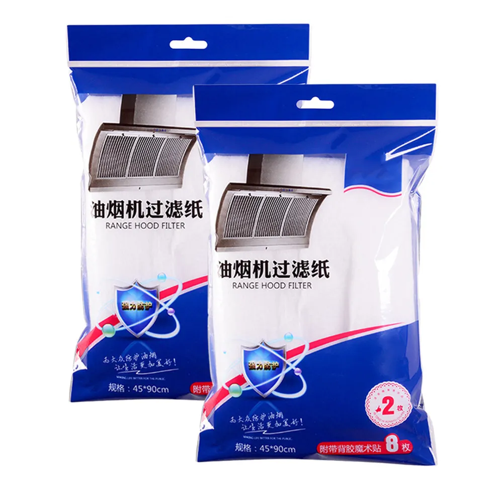 3Pcs Anti Oil Filters Kitchen Absorbing Paper Flame Retardant Non-Woven Fabric for Cooker Hood Extractor Grease Range Hood