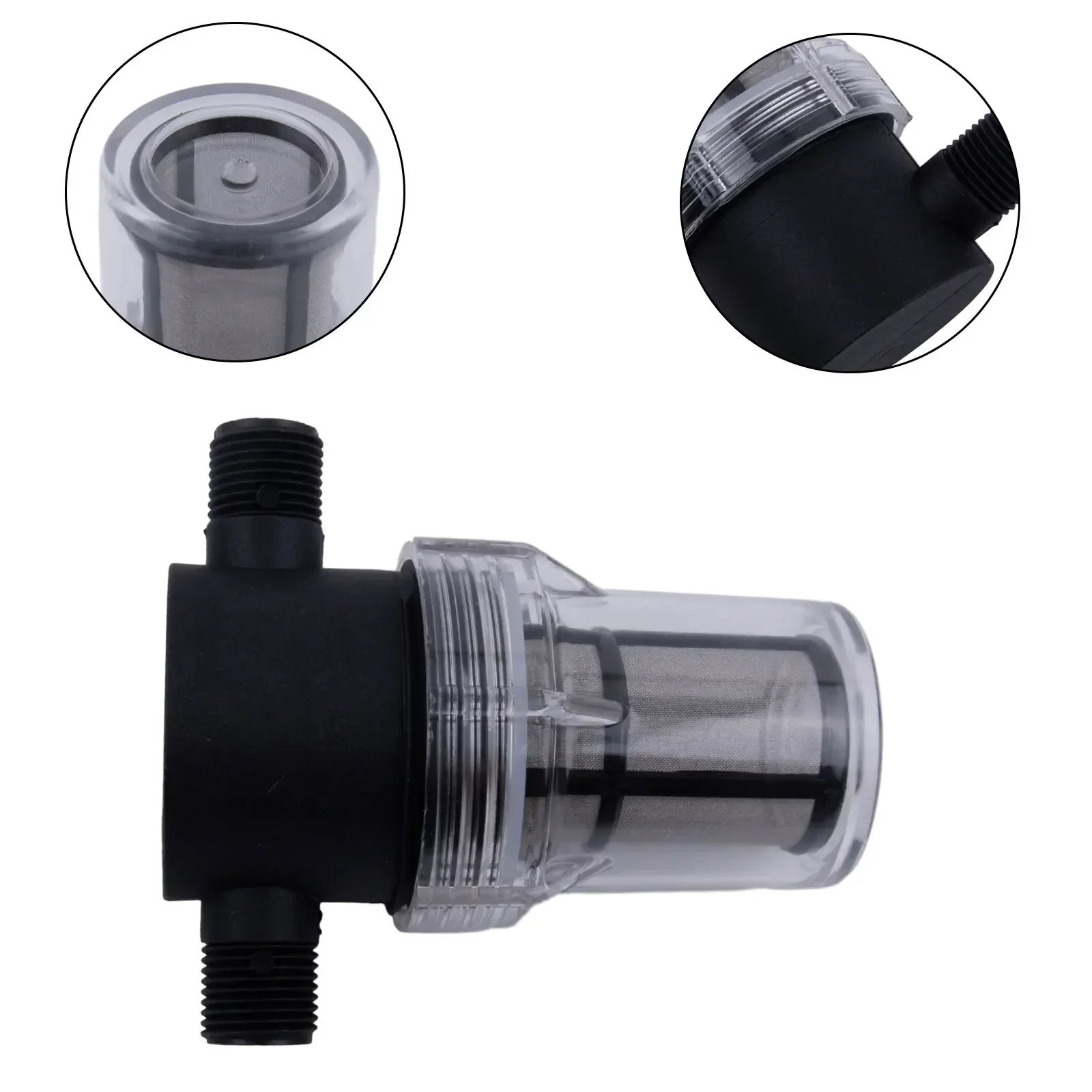 

New High Quality Filter Water Filter 1/2 Connection Small Stainless Steel 4-point Interface 80 Mesh For Garden Irrigation