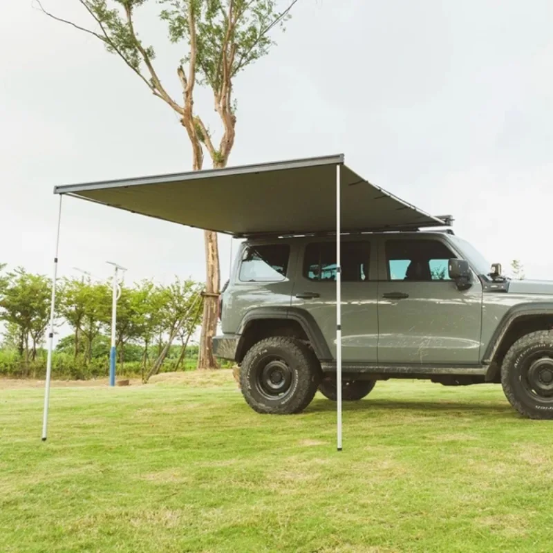 Outdoor Camping Vehicle Awning Rooftop Retractable 4wd 4x4 Car Side Awning For