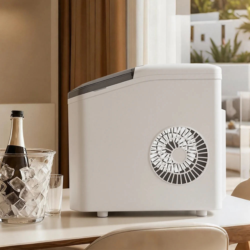 Wholesale Hot Selling Electric Ice Maker Machine Bullet Ice Maker Countertop 10-20kg/day Push Button Control for Household Hotel