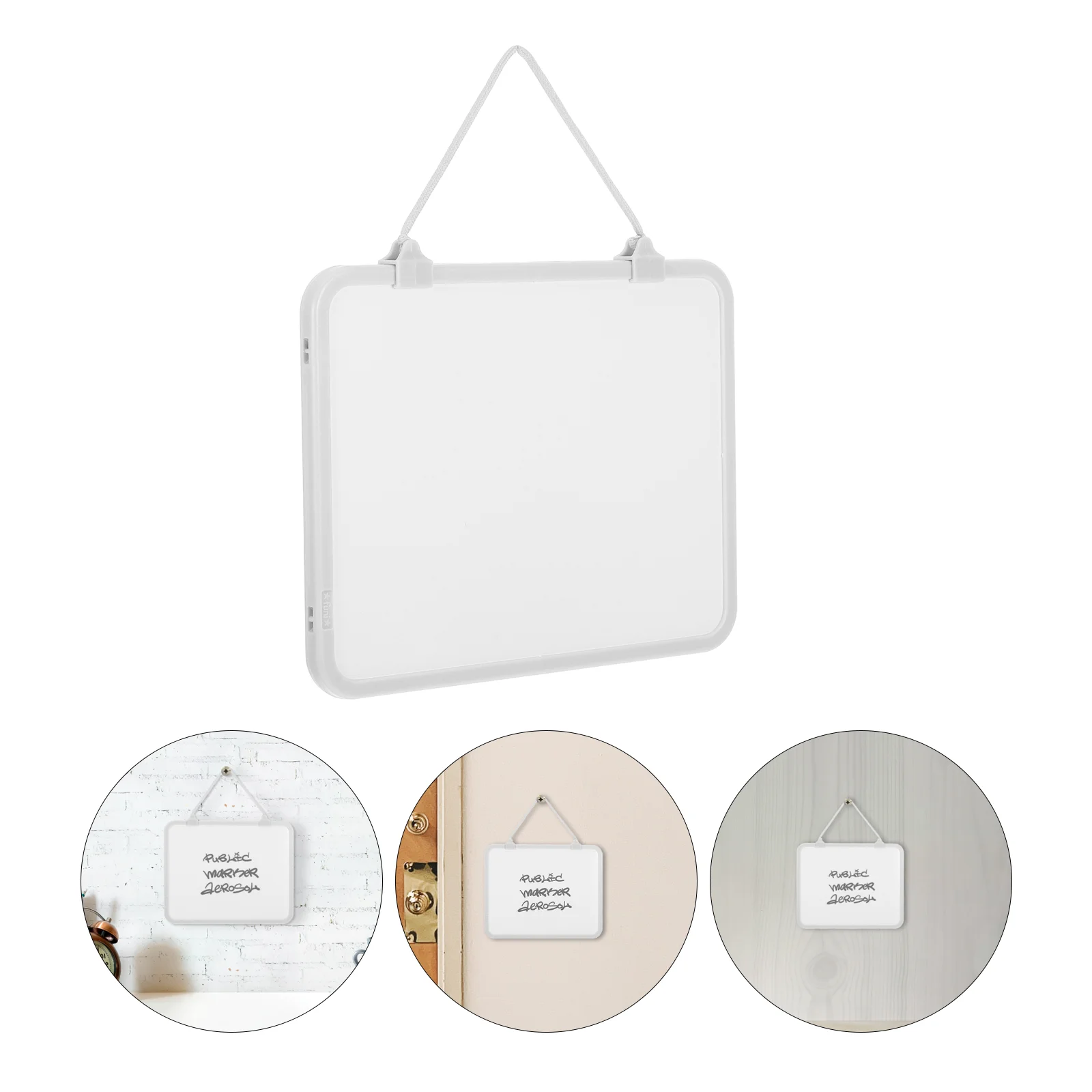 Hanging Whiteboard Dry Erase for Kids Wall Fridge Small Magnetic Cute Girl Child